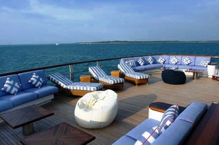 Motor Yacht Polar Star - Aft Deck Sun Seating